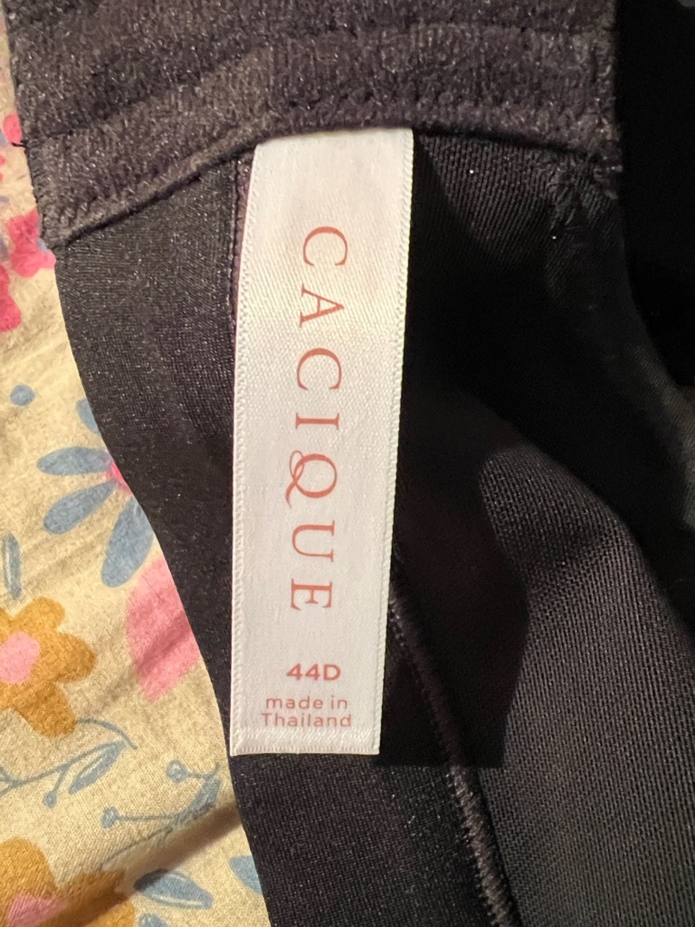 Cacique Smooth Wireless Bra - Black - Picture 4 of 6